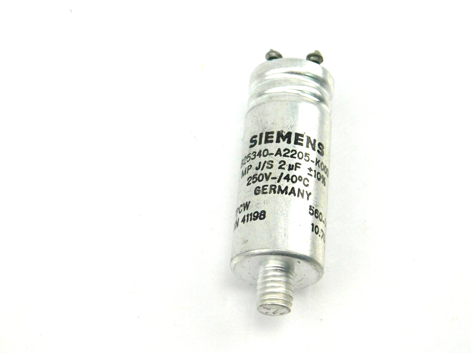 Siemens B25340-A2205-K000 MPJ/S 2µF+-10% 2500V-/40°C 14 Pieces