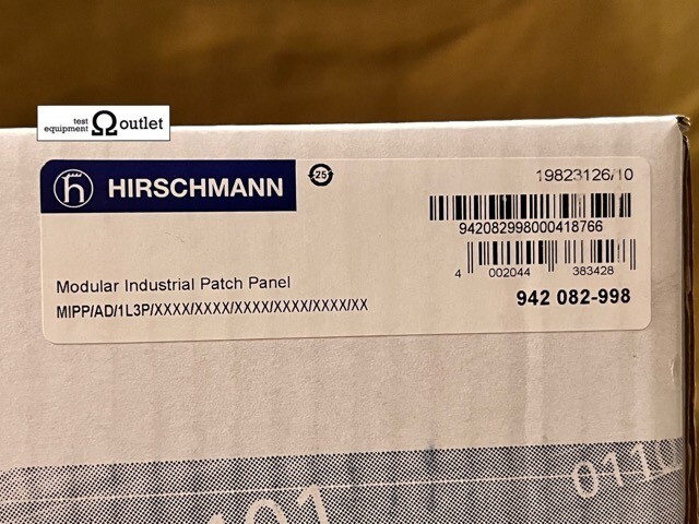 New Belden Hirschmann MIPP/AD/1L3P/XXX Modular Industrial Patch Panel RJ45 Ports