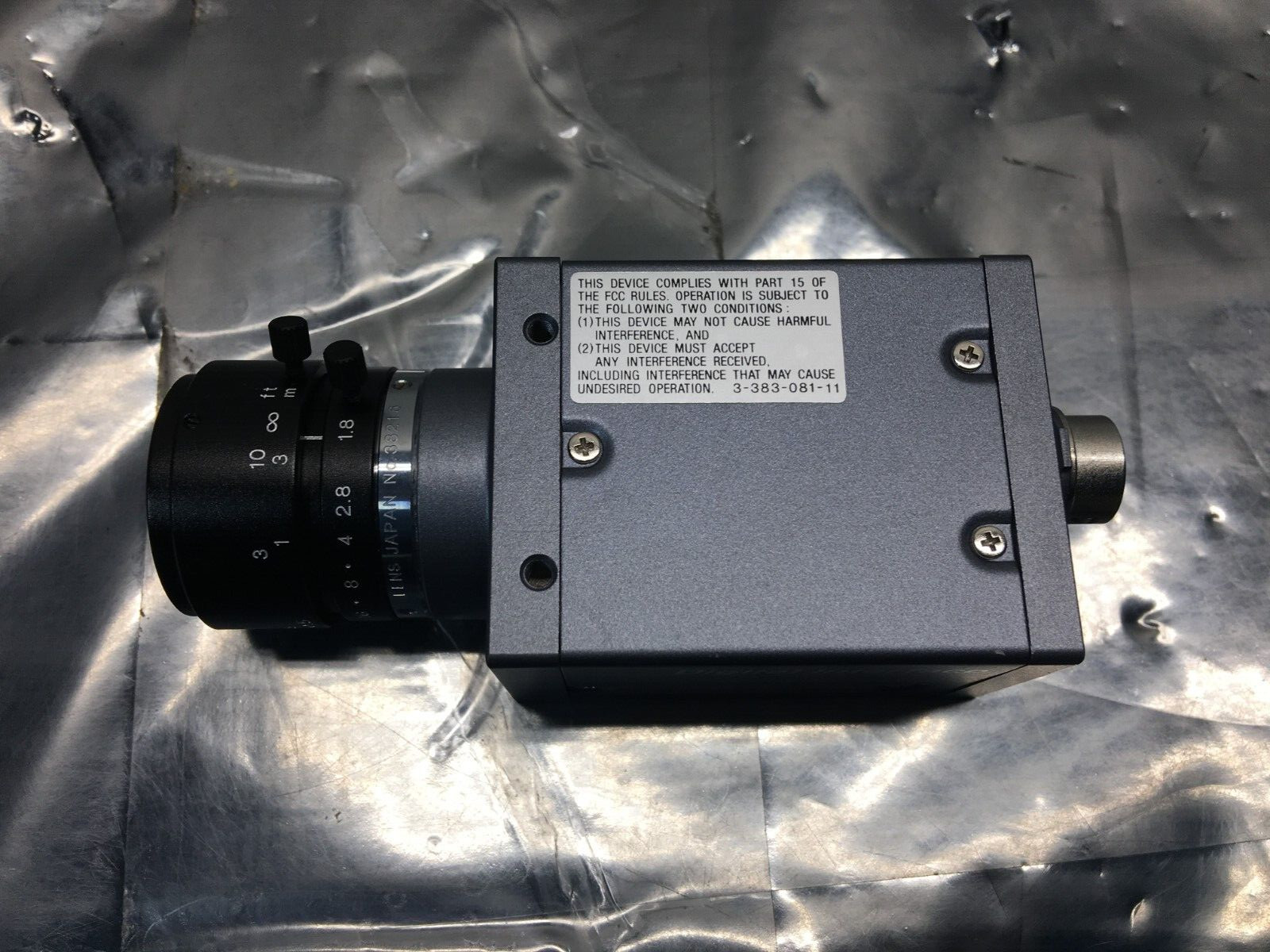 SONY XCD-SX90 Industrial CCD Camera Monochrome 1/3 Type Progressive Scan, 104879