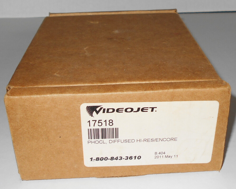 Videojet 17518 Diffused Beam Photocell Hi-Res/Encore – Brand New Old Stock