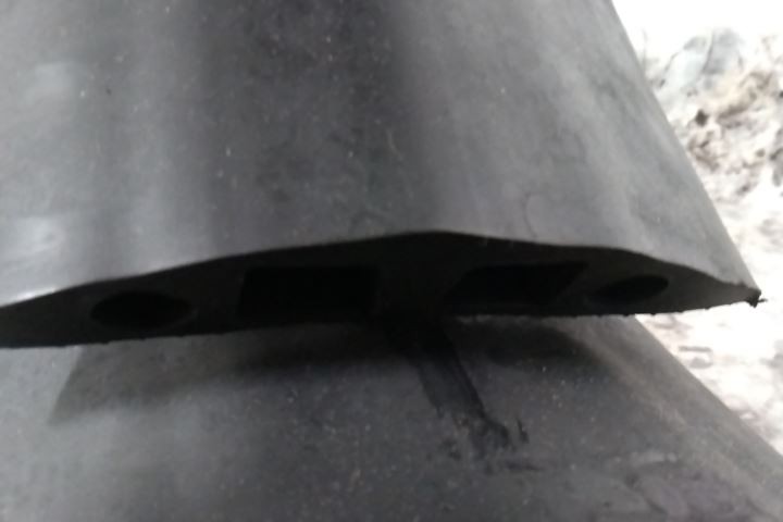 Checkers RFD6-10 3/4 In Channel H 7/8 In Channel W 10 Ft L Black Cable Protector
