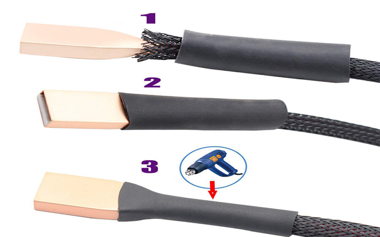 3:1 Heat Shrink Tubing-Marine Grade Wire Insulation Cable Sleeve Wrap Black/Red