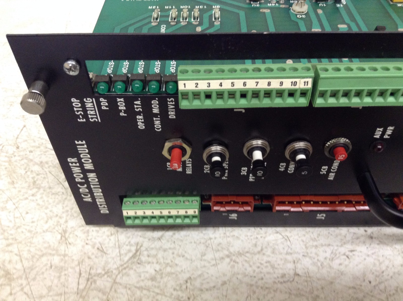K&T Kearney & Trecker 810-21292-00 REV 7 AC/DC Power Distribution 8102129200