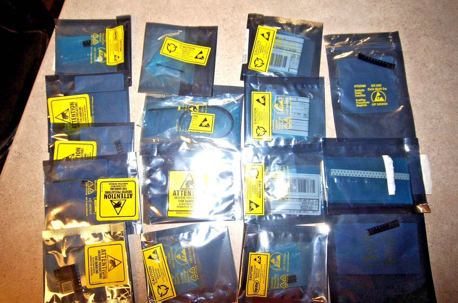 Mixed Lot of Electronic Parts – IC, Op-Amp, Diode, RF AMp, Capacitor, TI, MOUSER