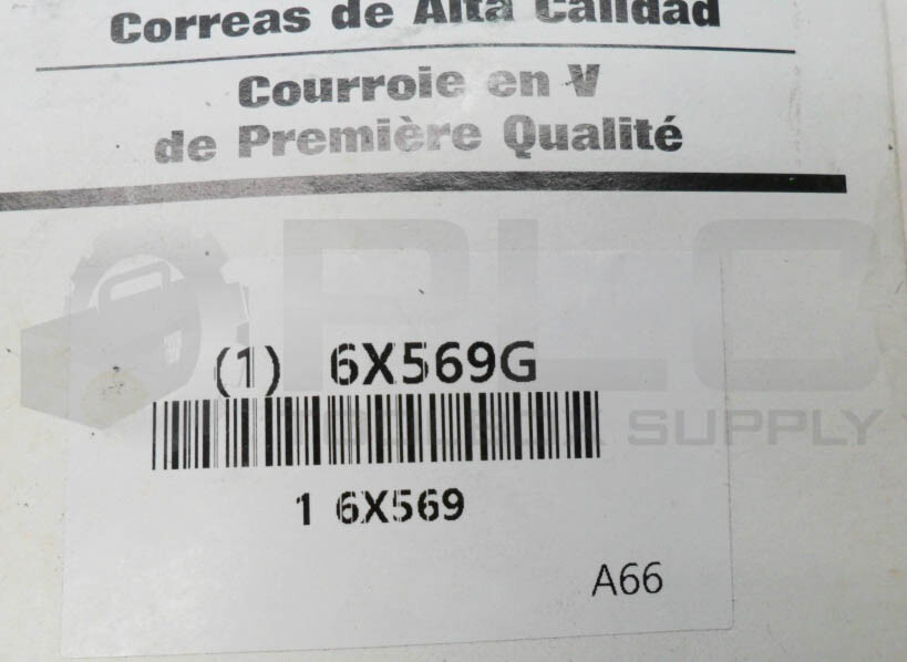 NEW DAYTON A66 PREMIUM V-BELT 1/2″ 68″ 6X569G