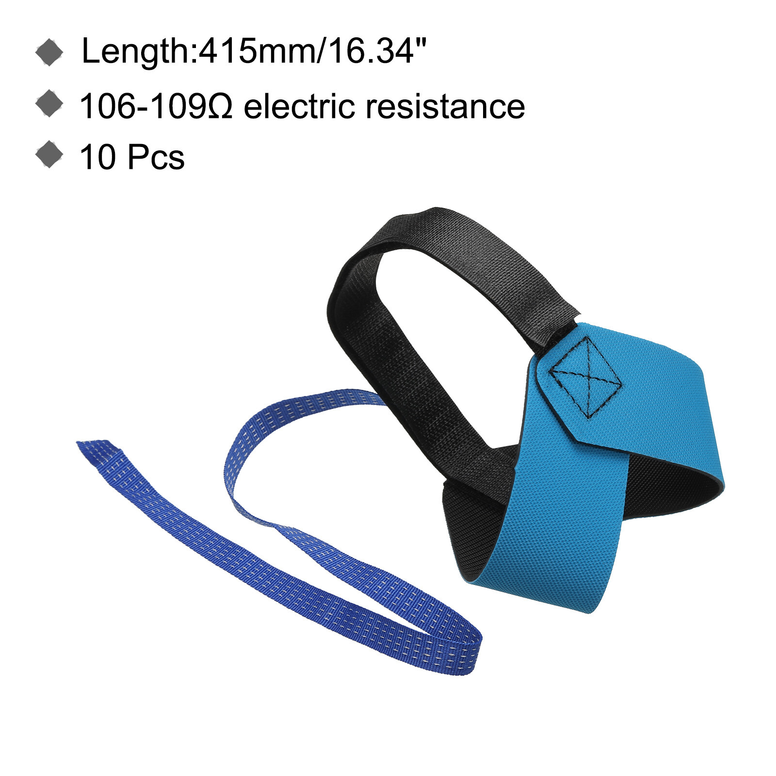 10pcs ESD Anti Static Foot Heel Straps Anti Static Wrist Strap Band Adjustable