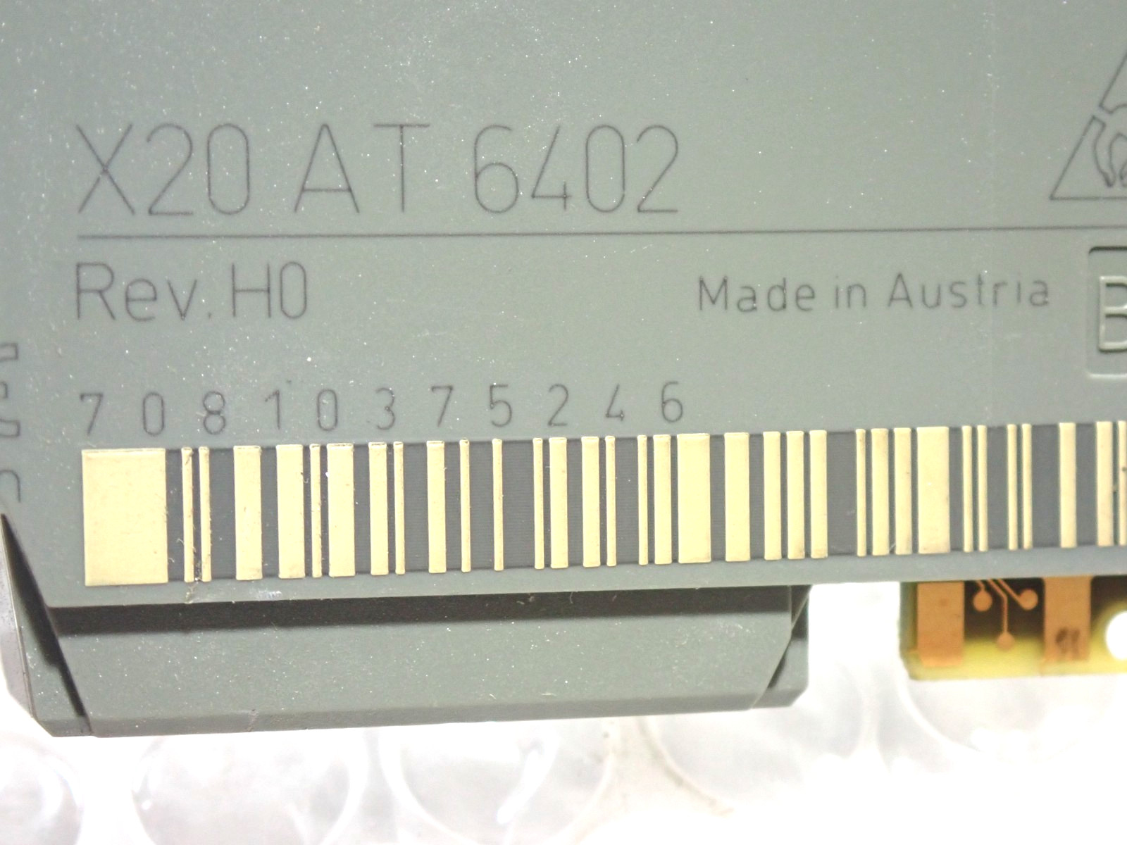 B&R X20AT6402 Temperature Input Module Used