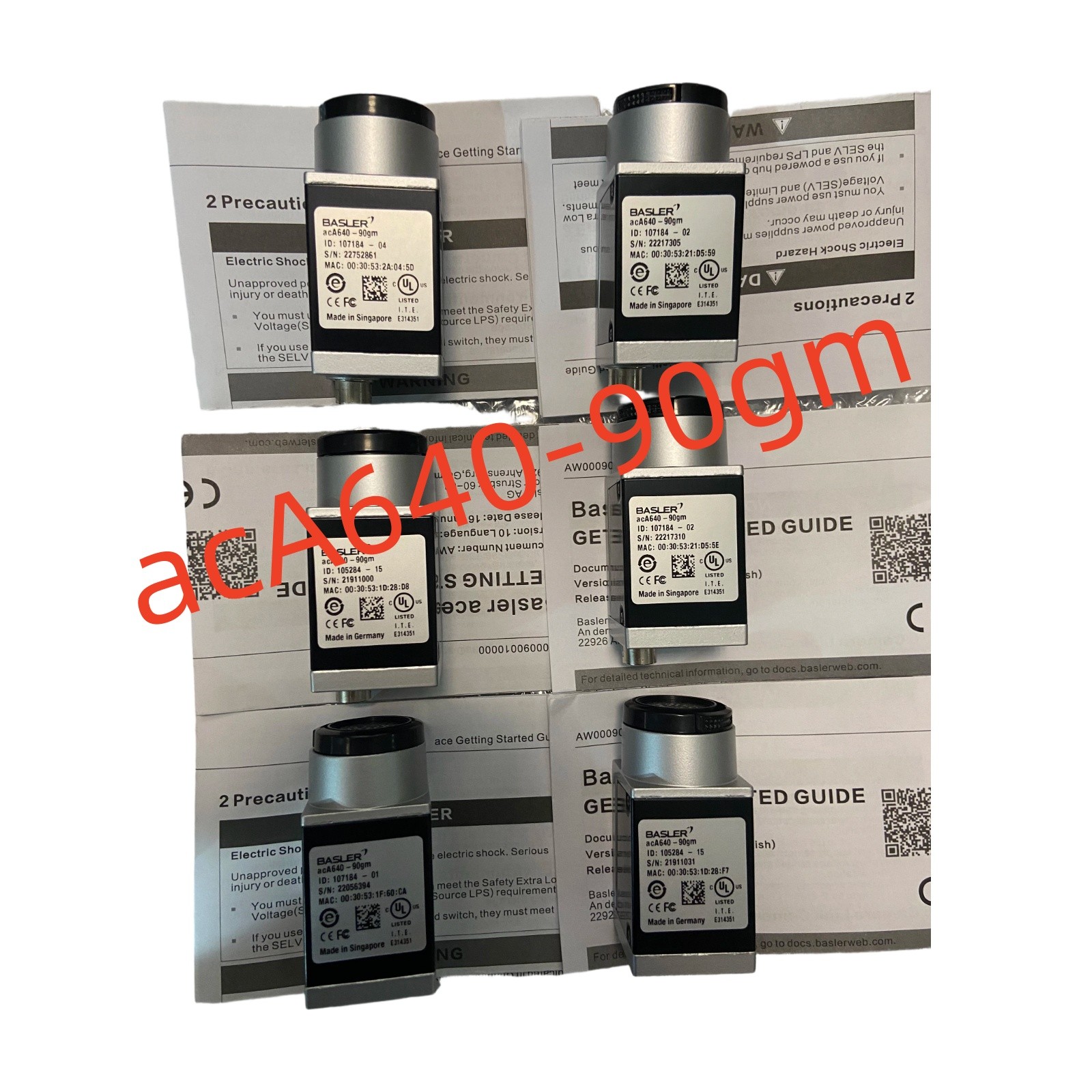Basler acA640-90gm Brand New GigE Vision Monochrome Industrial Camera