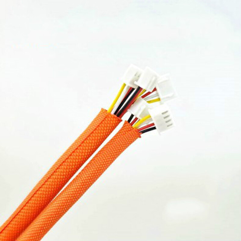Expandable Braided Cable Sleeving Self Closing Insulated Pipe Wire Wrap Protect