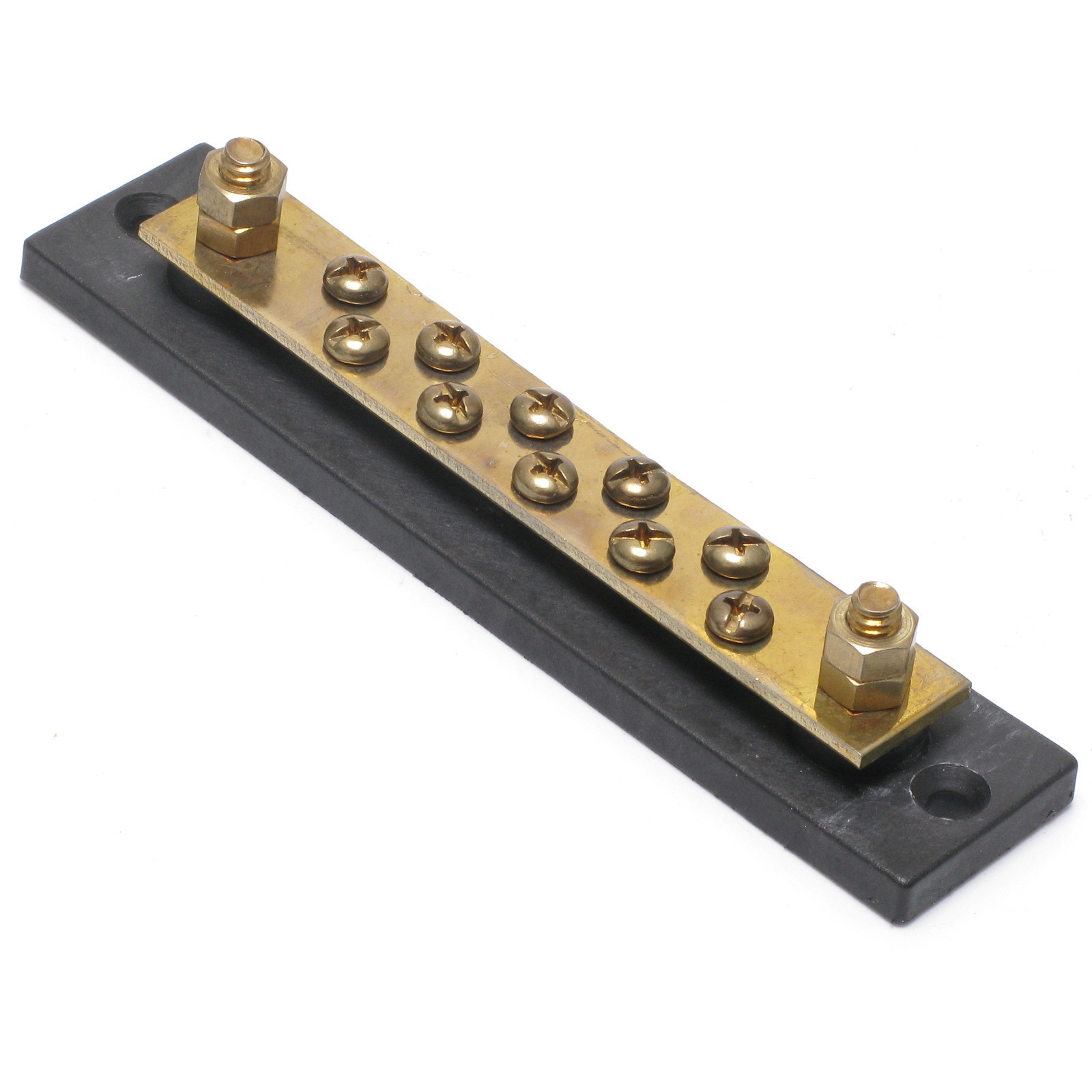 Bocatech BTMH-15B Solid Brass Bus Bar, 100 Amp