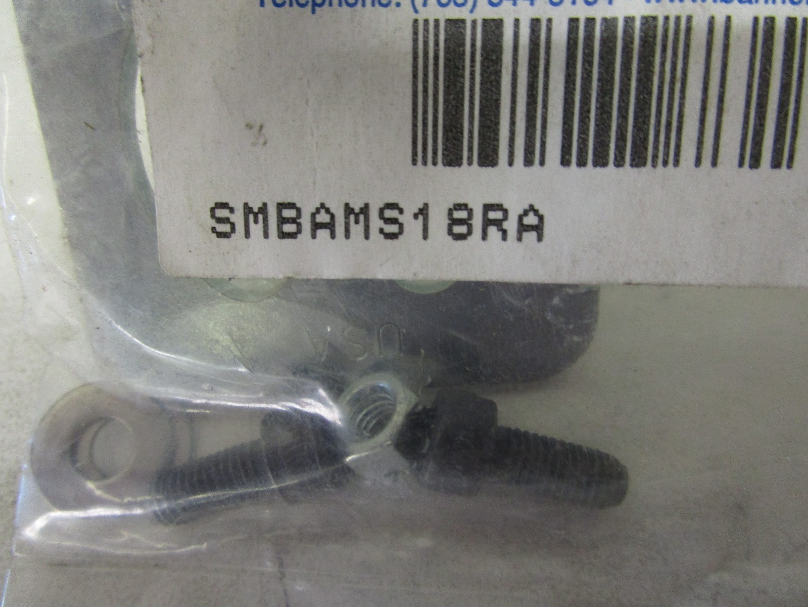 BANNER ENGINEERING SMBAMS15RA MOUNTING BRACKET W/SCREWS – NEW – FREE SHIPPING