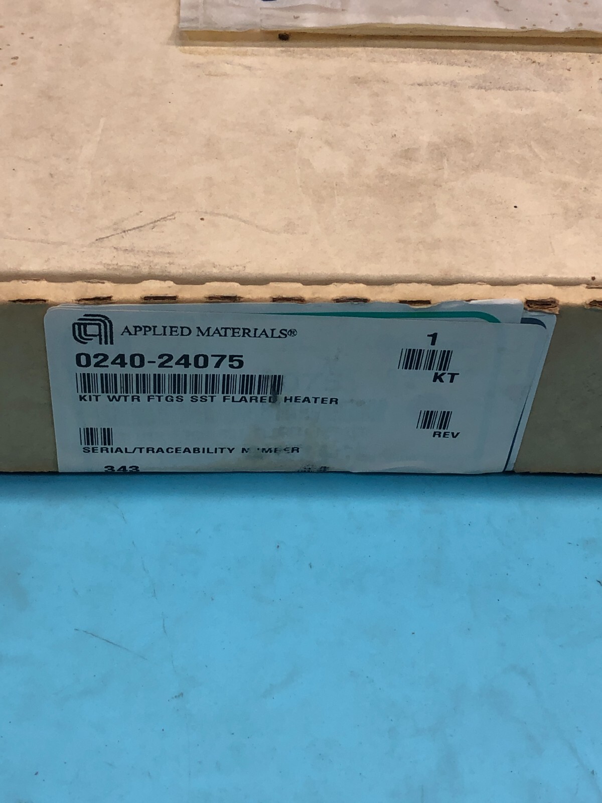 AMAT 0240-24075 KIT TTR FTGS SST FLARED HEATS, 161404