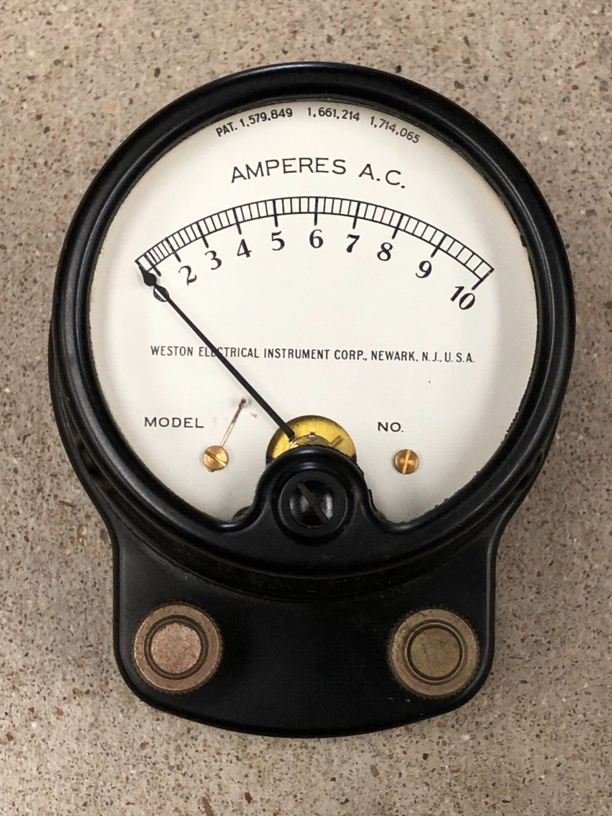 Weston Model 526 Laboratory AC Milliamperes mA Meter 0-100 VAC Steam Punk