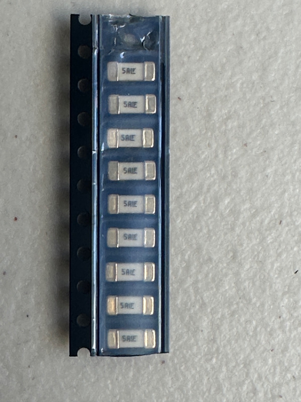 (LOT OF 9) DIGI-KEY F1641CT-ND FUSE Board MNT 5A 125VAC/VDC 2SMD Littelfuse NEW!