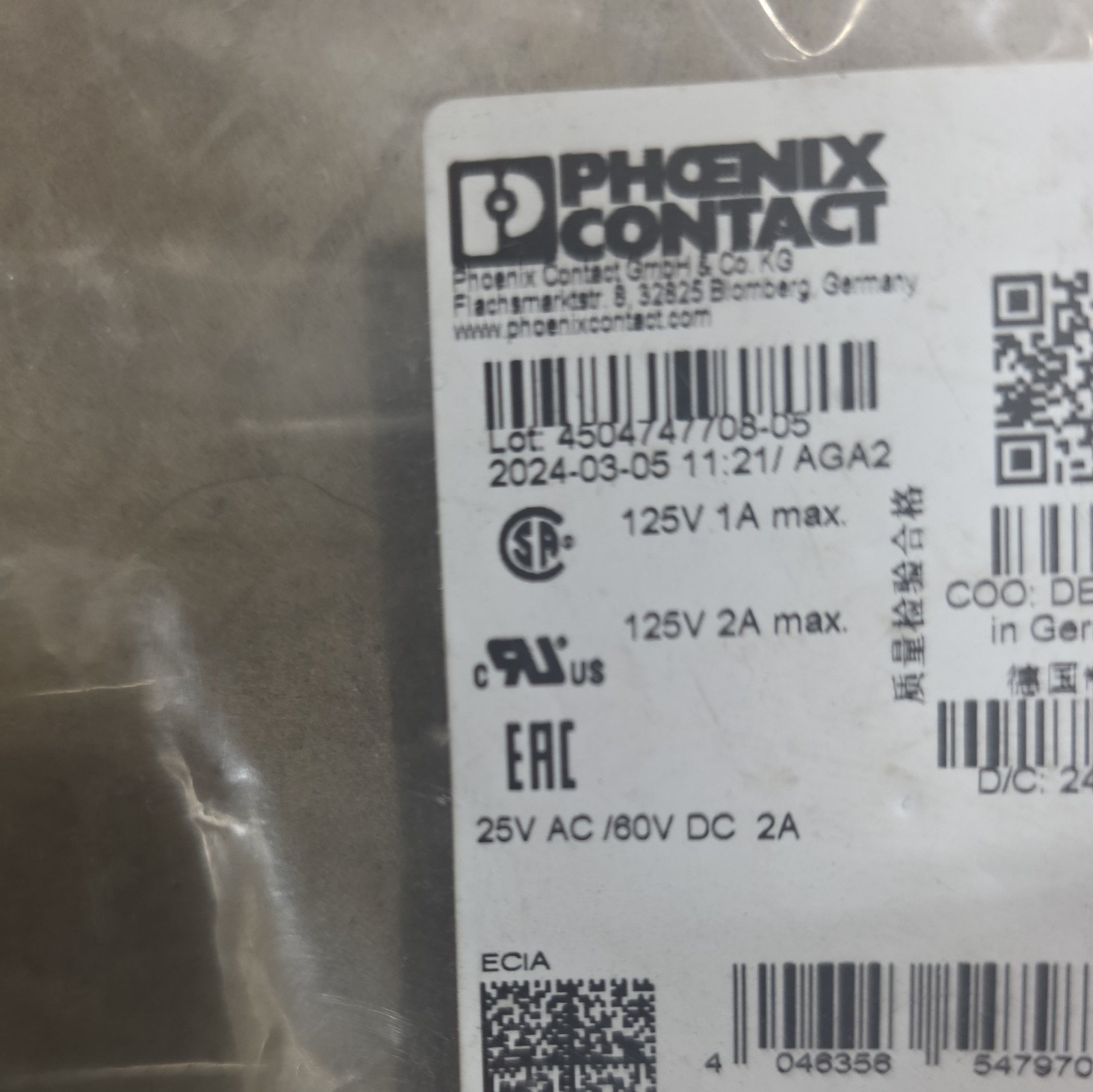 Phoenix contact cable-d-15sub/f/oe/0,25/s/2,0m