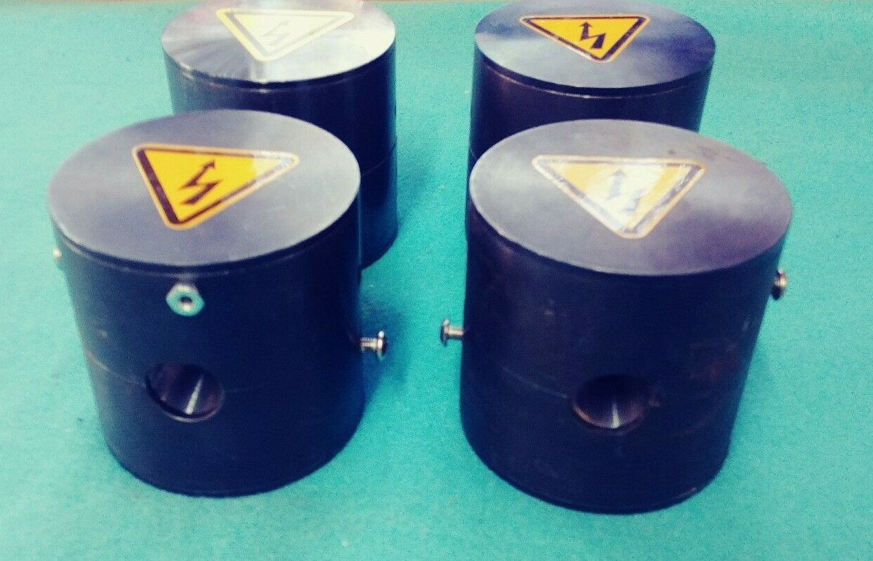 Lot of 4 VSWR Industrial Antenna Magnets