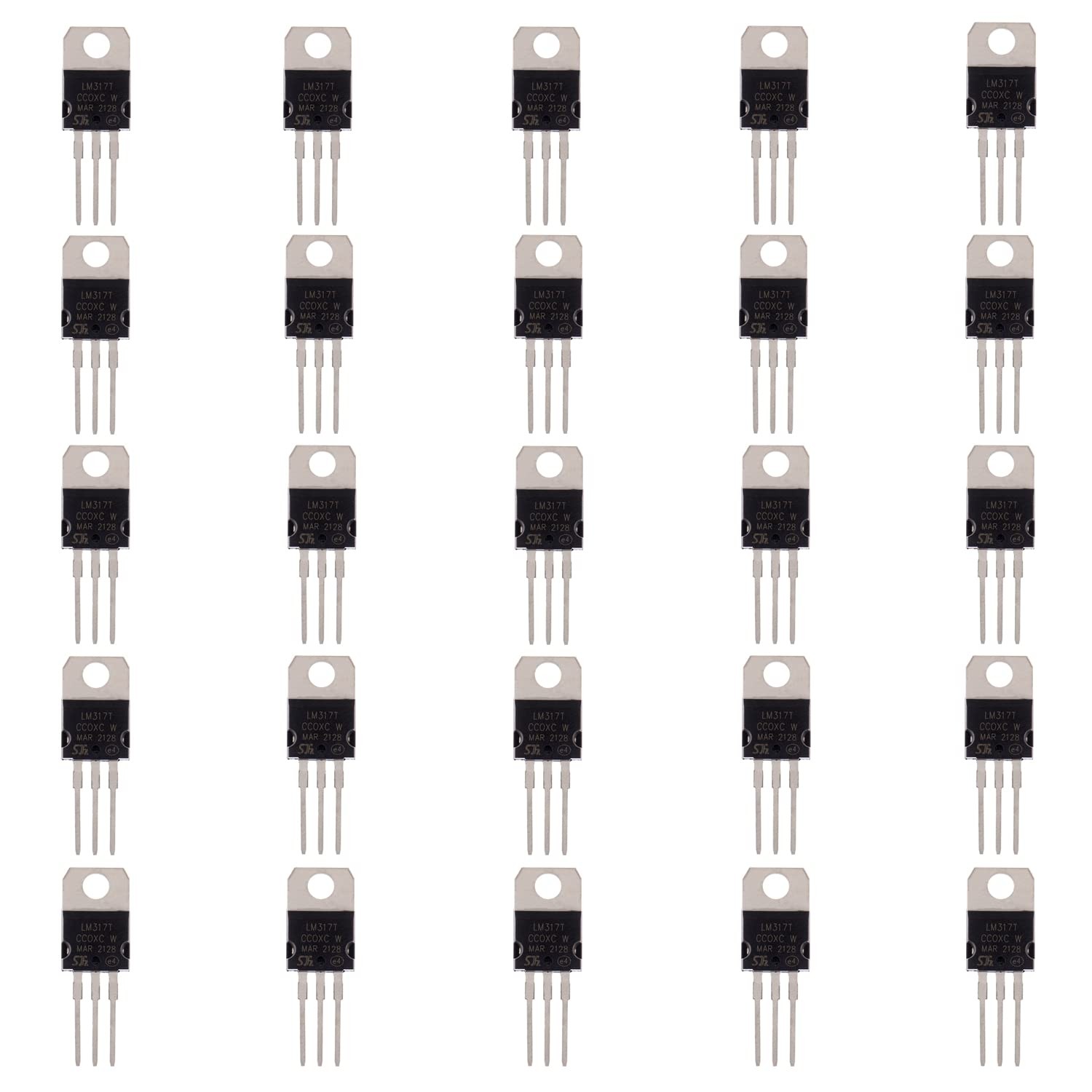 BOJACK LM317T Adjustable Positive Voltage Regulator 1.2 V to 37 V 1.5 A IC LM…