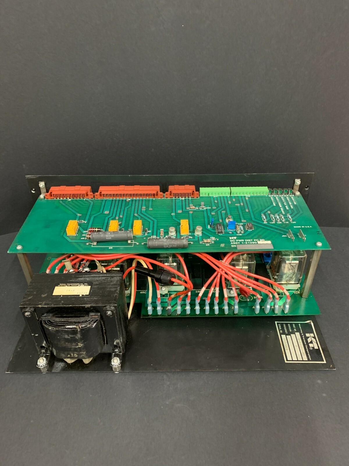 Kearney Trecker 1-21292-00 Rev 7 AC DC Power Distribution Module 30 Day Warranty