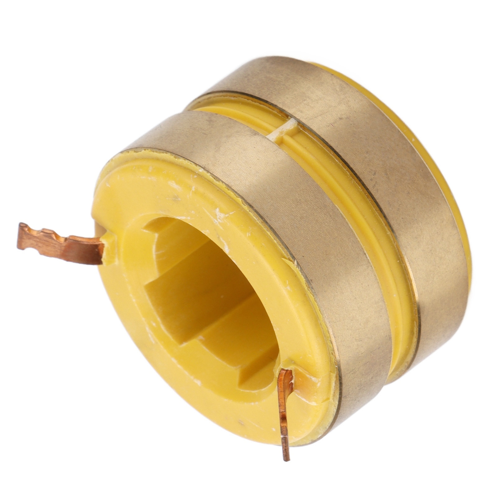 Slip Ring Brass Conductive Collector 2 Way 22mm ID 38mm OD For 168F Generators