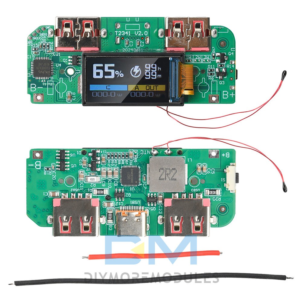 22.5W Fast Charging Module Mobile Power Bank Motherboard Board Multi-protocol