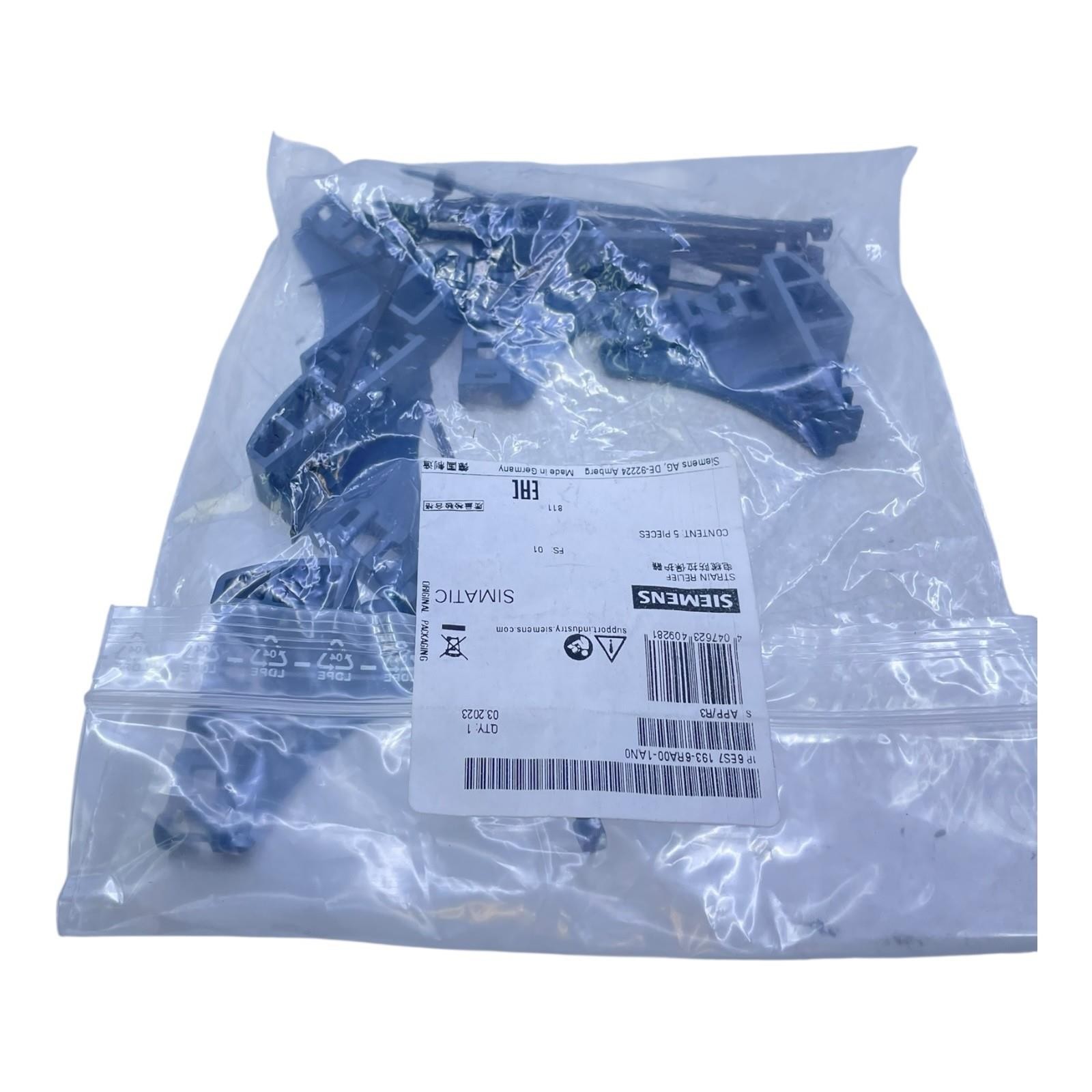 Siemens strain relief SIMATIC S7 6ES7193-6RA00-1AN0 pack: 20 pieces for industry