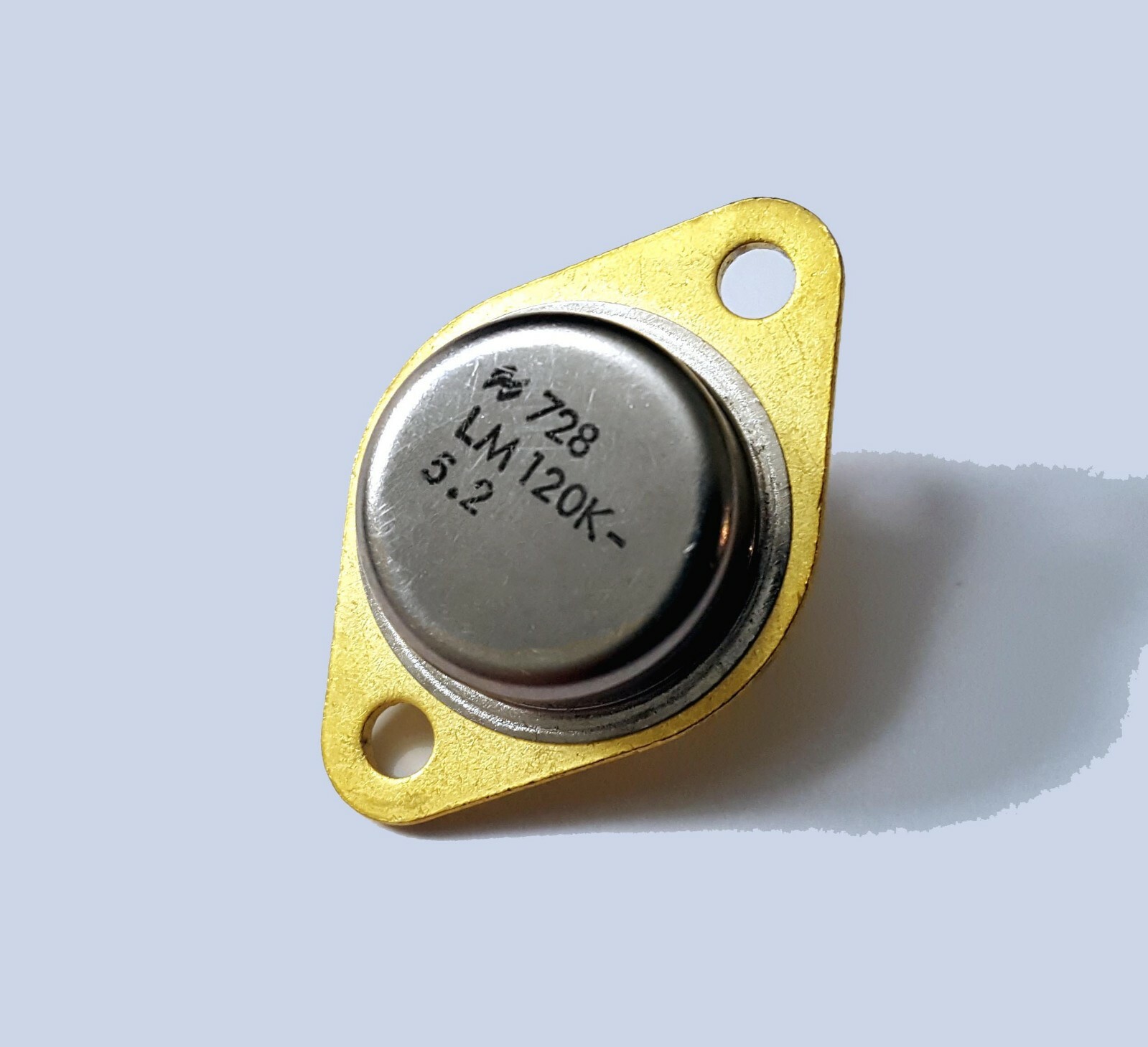 LM120K-5.2 1970’s GOLD TO-3 CASE -5.2V 1.5A Negative Fixed Regulator – USA SHIP