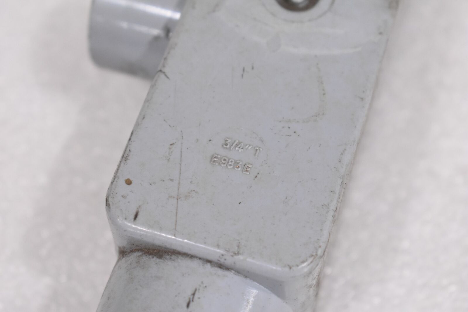 CARLON E983E CONDUIT T-BODY 3/4″, 12.0 CU.IN. PVC (LOT OF 4)
