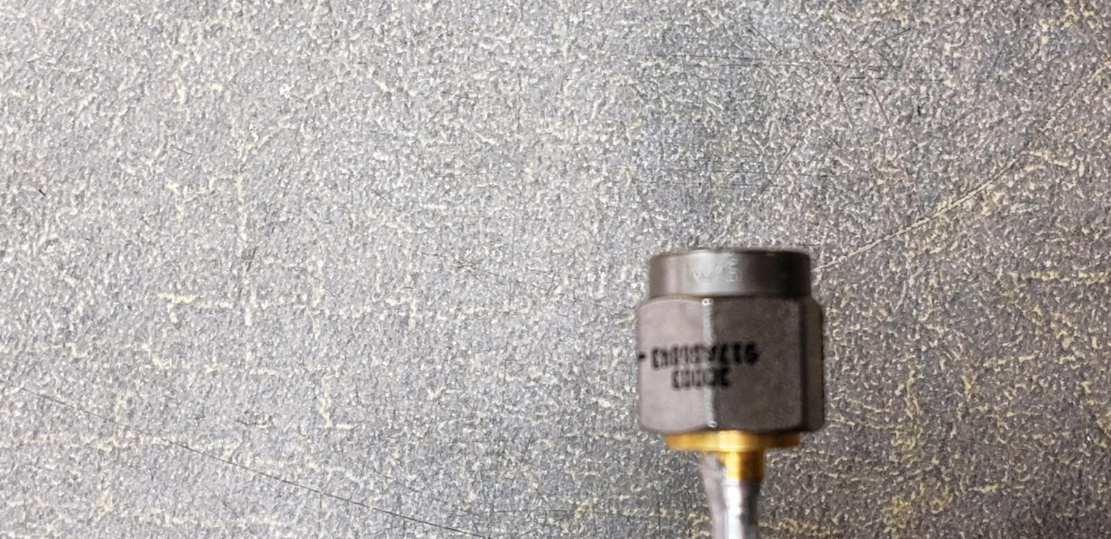 4” (inches) long Semi-Rigid Jumper Cable WITH Male SMA Connectors.