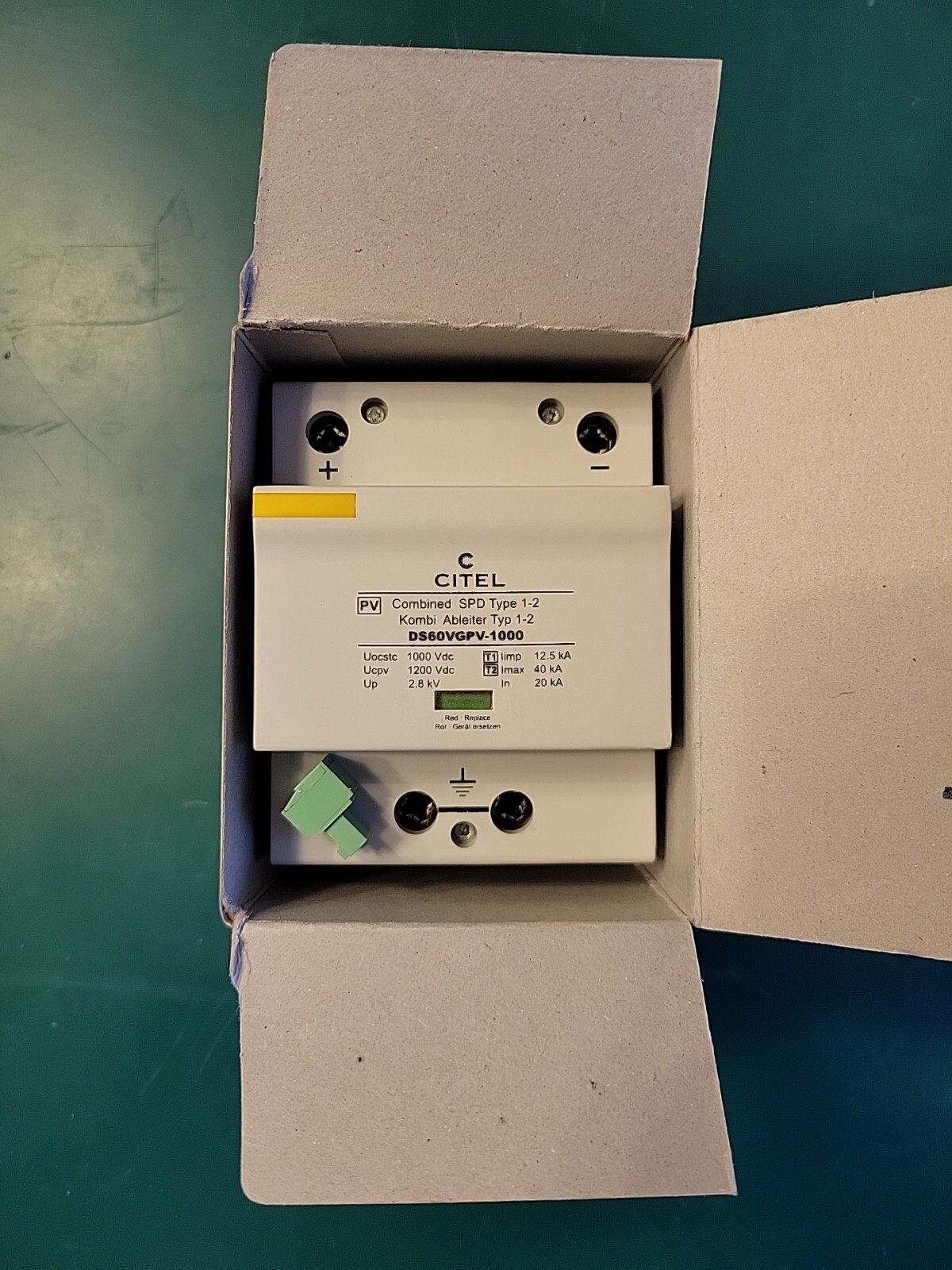 CITEL DS60VGPV-1000 Type 2 Photovoltaic Surge Protector