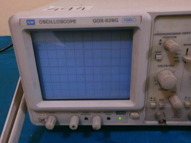 GW Good Will GOS-626G GOS626G Oscilloscope 20MHz Made in Malaysia