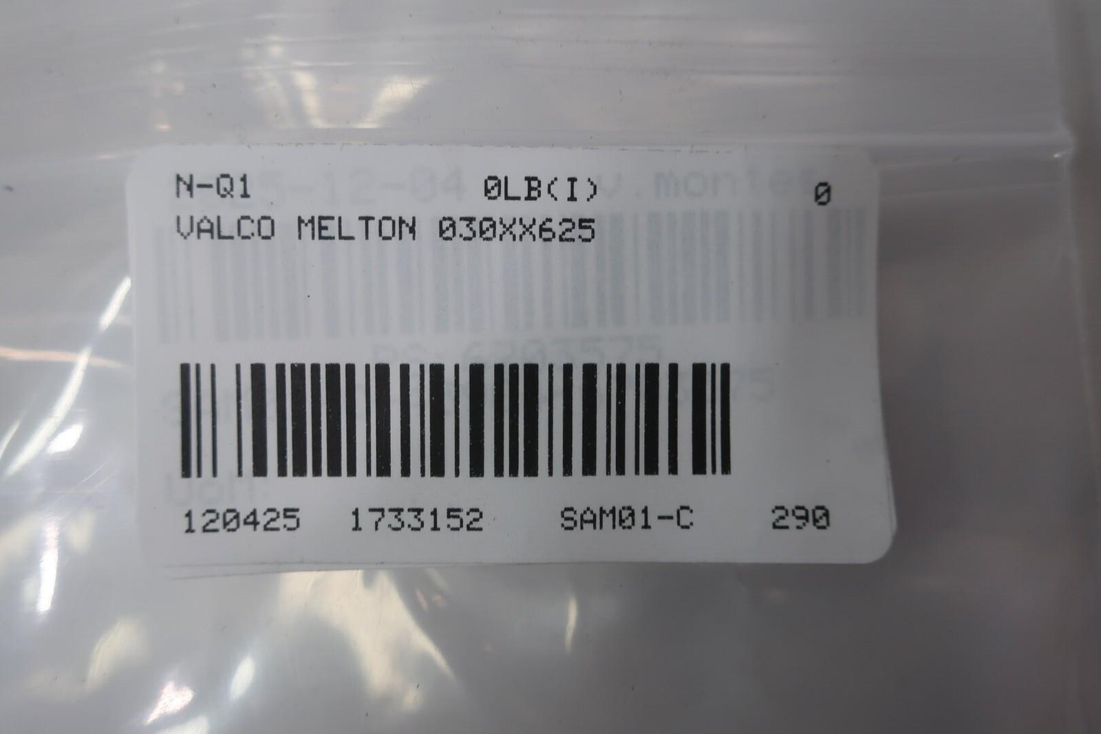 Valco Melton 030XX625 5pin M12 M/f Connector Cable 4m