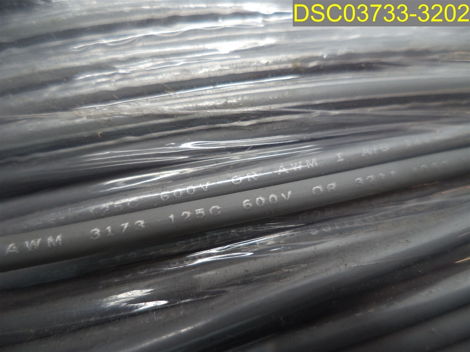 2000ft: 18 AWG Wire E57498 AWM 3173 124C 600V or 3237 105C 1000V XLPE CSA