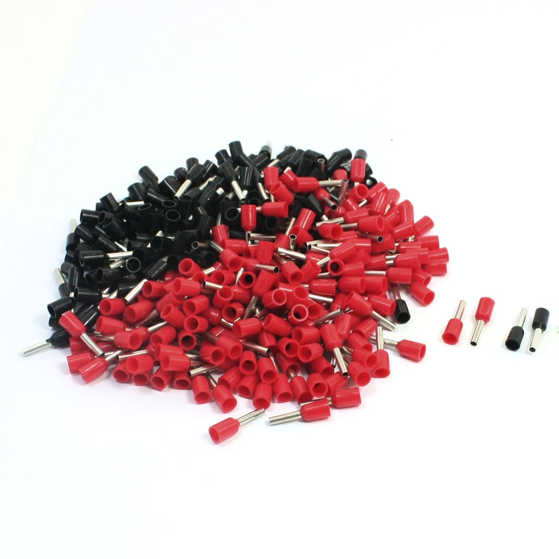 16 AWG Cable Red Black Cord End Pre Insulate Ferrules Connectors E1508 380 Pcs