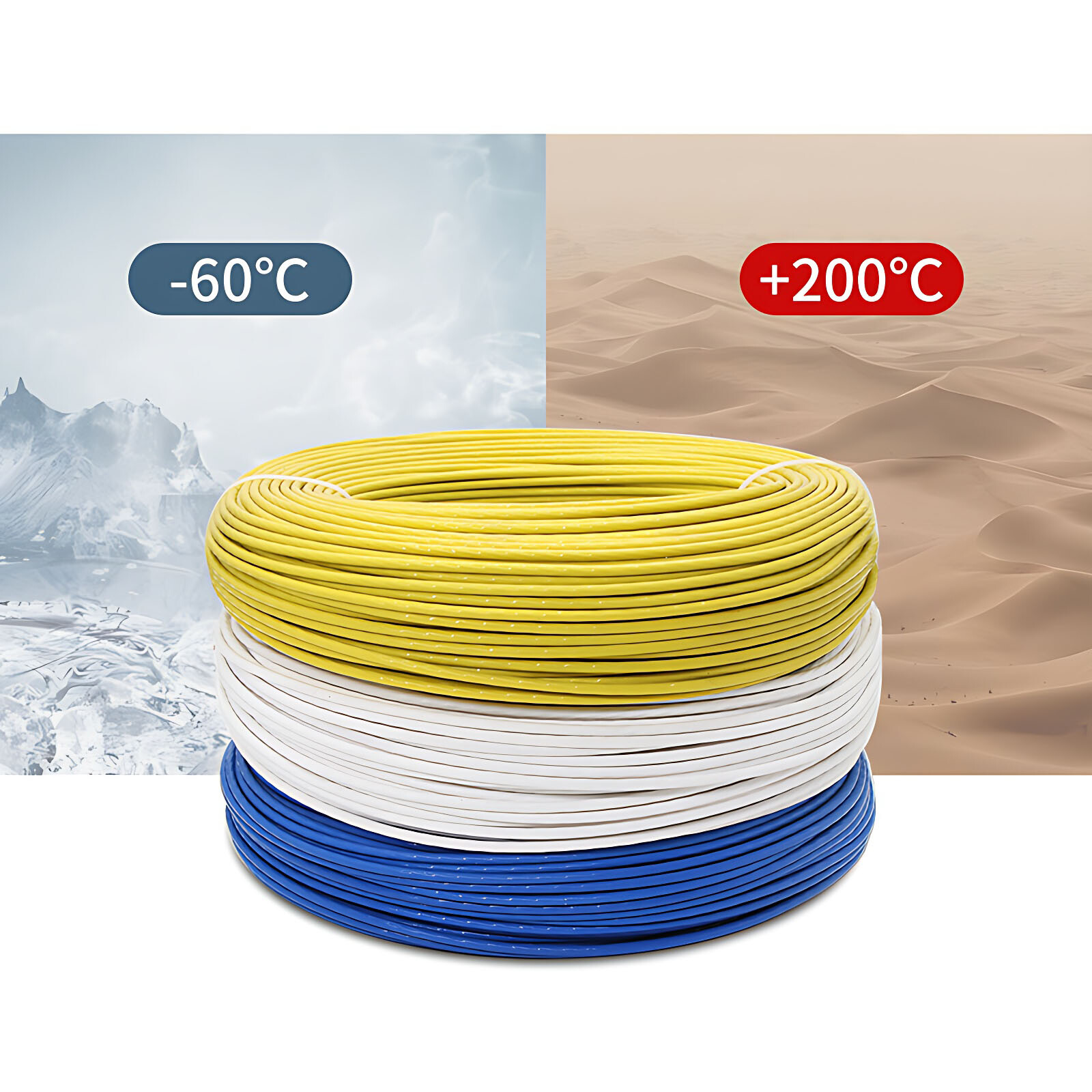 PTFE Cable Wire Flexible Tinned Copper Stranded 7 9 11 13 14 16 18 19 20~ 25 AWG
