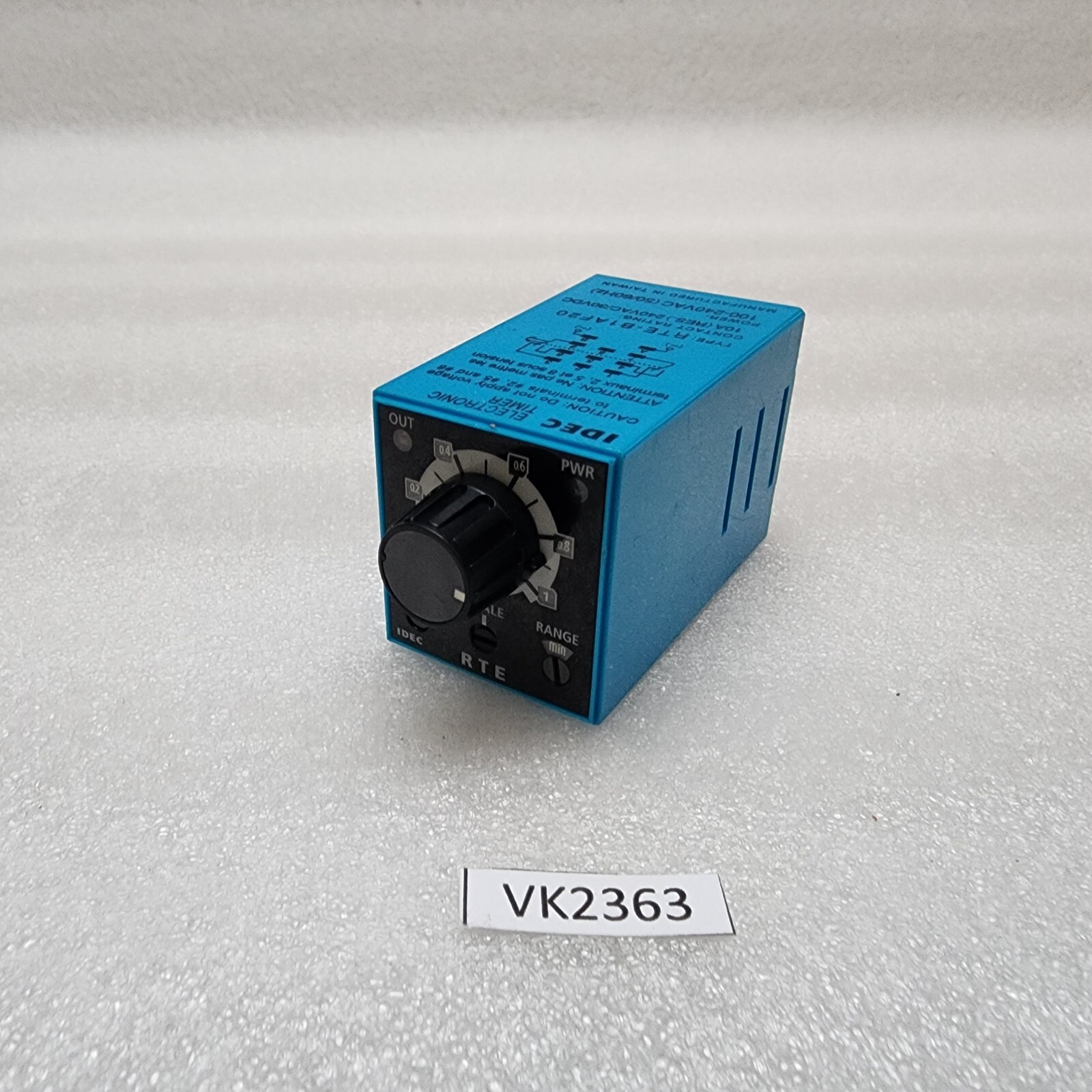 IDEC RTE-B1AF20 ELECTRONIC TIMER 100-240VAC