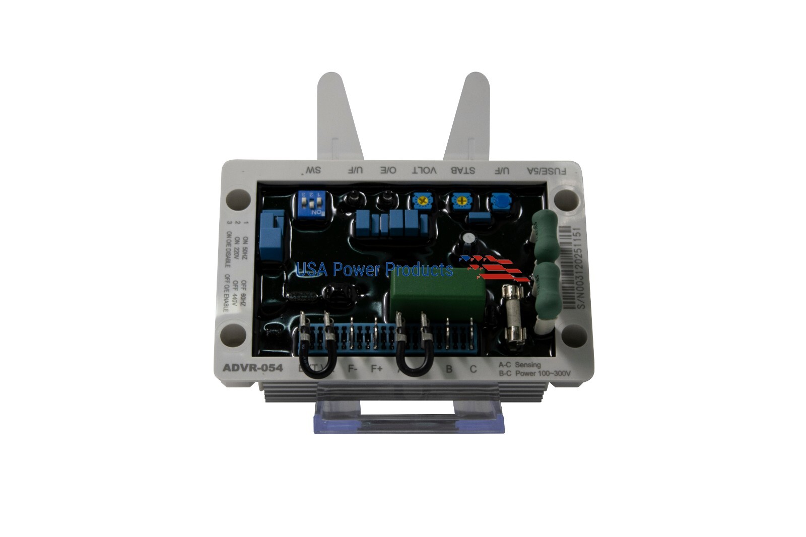 ADVR-054 MCPHERSON CONTROLS AVR VOLTAGE REGULATOR. Replaces SS-053 & ADVR-053