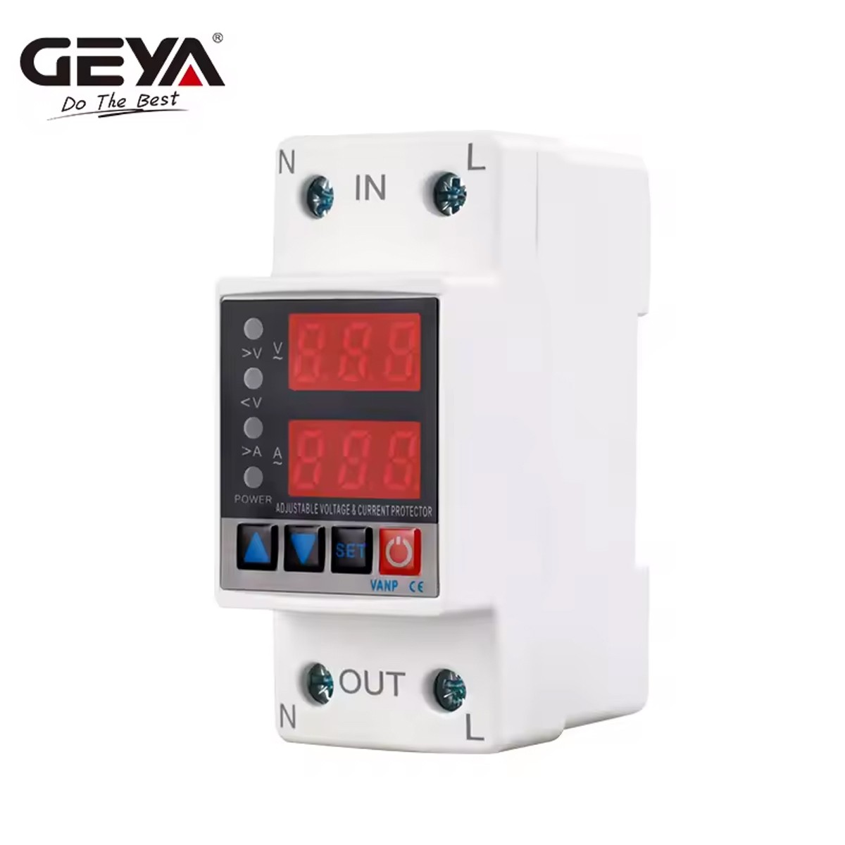 GEYA GP2 40/63A 220V Over Current Protector Over&Under voltage Protective Device