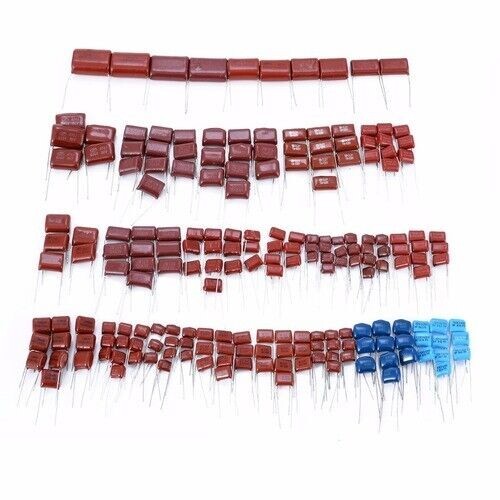 200x 630V 0.001uf~2.2uf 25 Werte CBB Kondensatoren Folienkondensator Sortiment Y