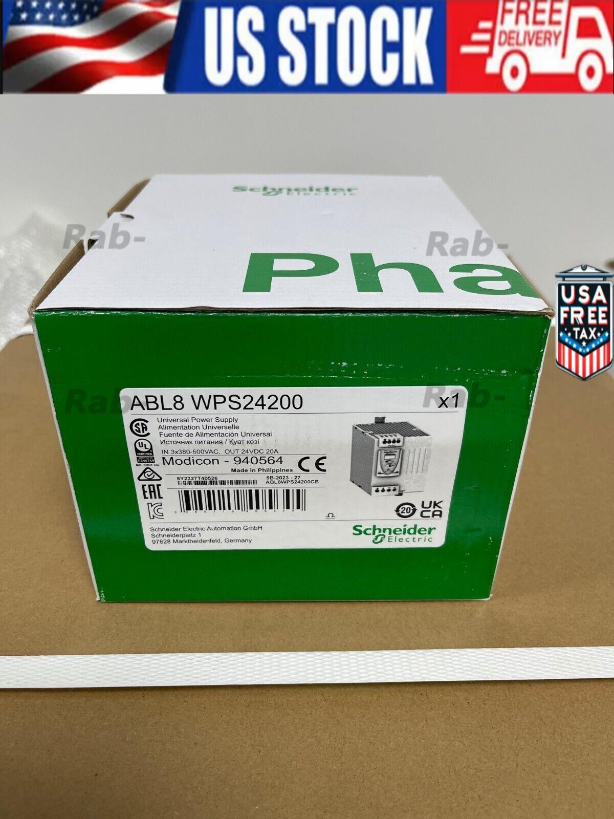 New original ABL8WPS24200 industrial rail power switch power supply, free shippi