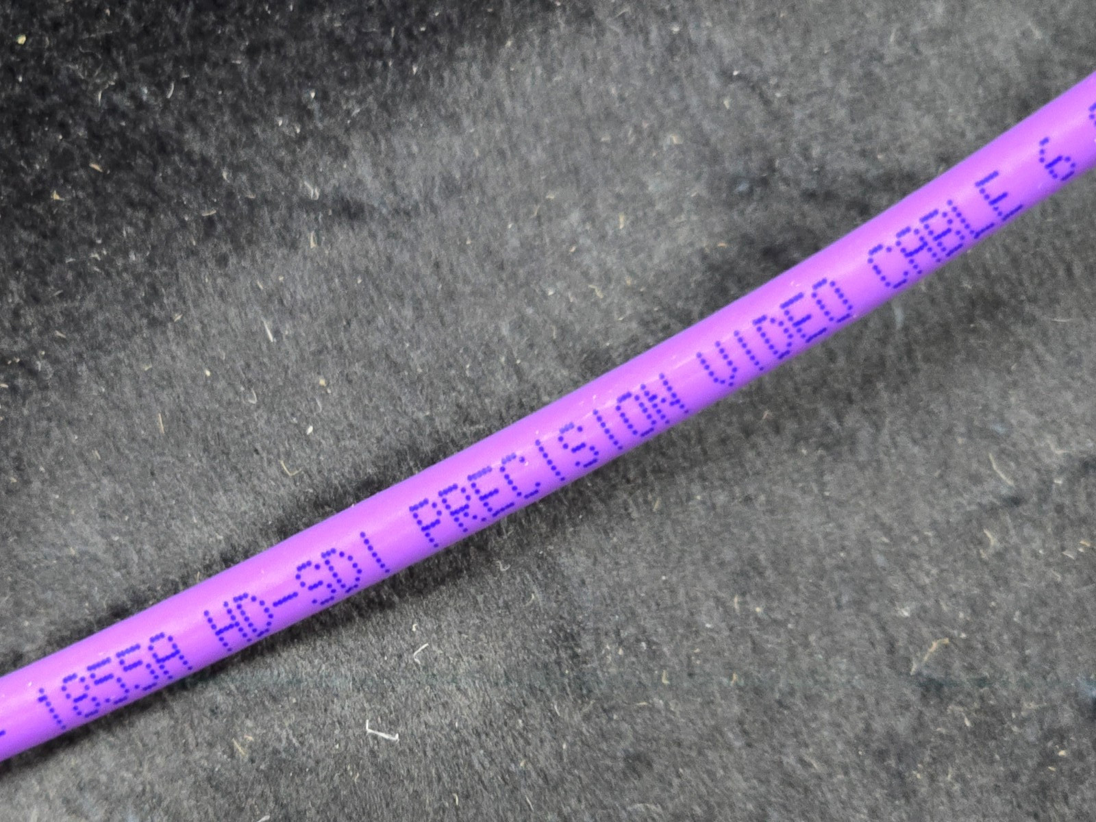 Belden 1855A #23awg RG59 Video Brilliance HD-SDI Coaxial Cable 6GHz Violet /50ft