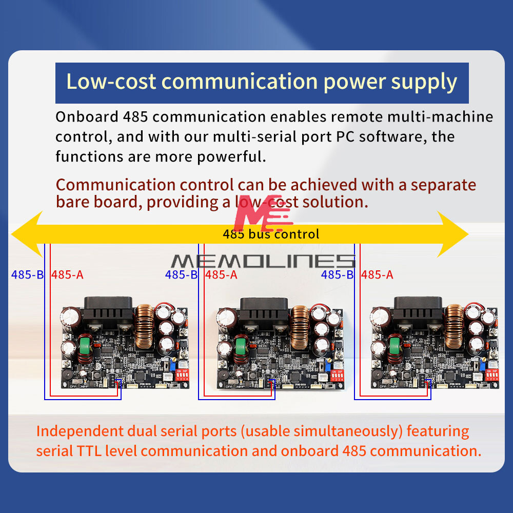 XY7025 CNC DC Adjustable Buck Power Supply Module Voltage Regulator 25A/1750W A