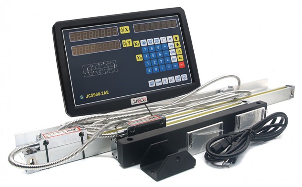 Digital Readout DRO Linear Kit Glass Scales Encodor for 9×42 Bridgeport Mill US