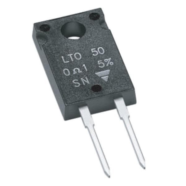 1Pcs LTO030FR0500FTE3 Thick Film Resistors – Through Hole 30W 0.05ohm 1%