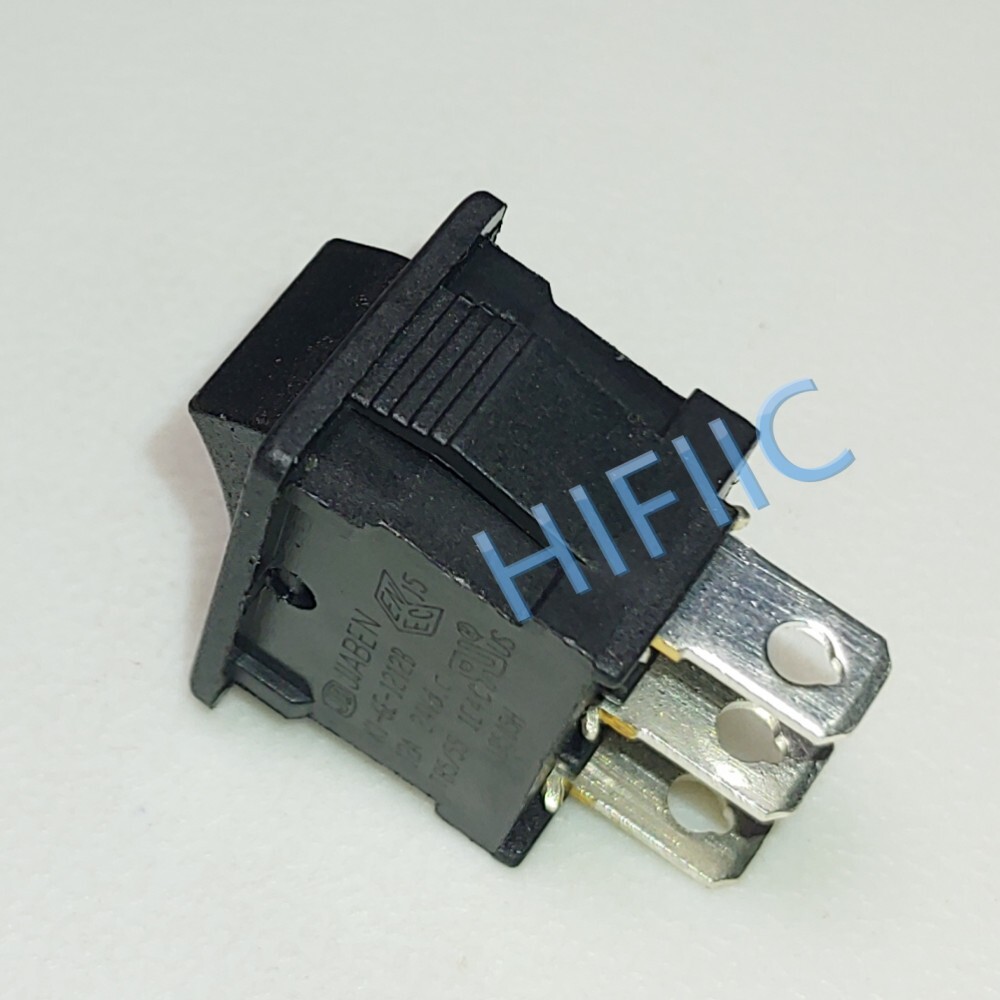 JIABEN K1-6E-1212B Rocker Switch 3 Pins 2 Positions 12A 24VDC T85/55