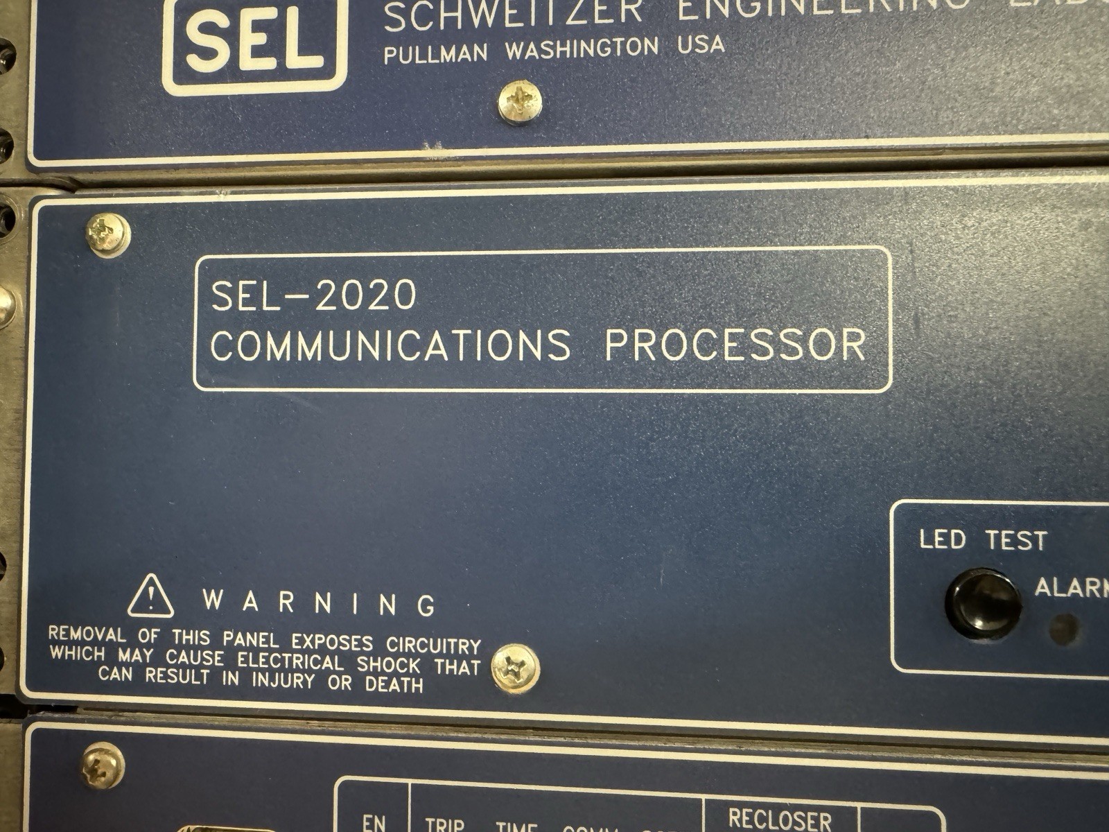 Schweitzer Engineering SEL-2020 Communications Processor Free shipping