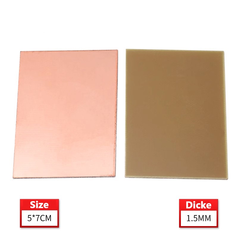Copper Clad PCB Circuit Board FR4 Laminate Single Double Side High Quality Board