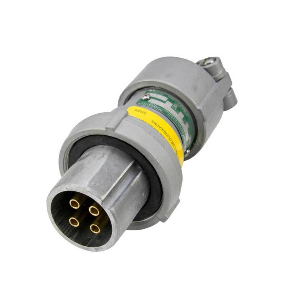 ACP3044BC – Appleton 30A 600VAC/250VDC 4-Pole Pin & Sleeve Clamping Ring Plug, P