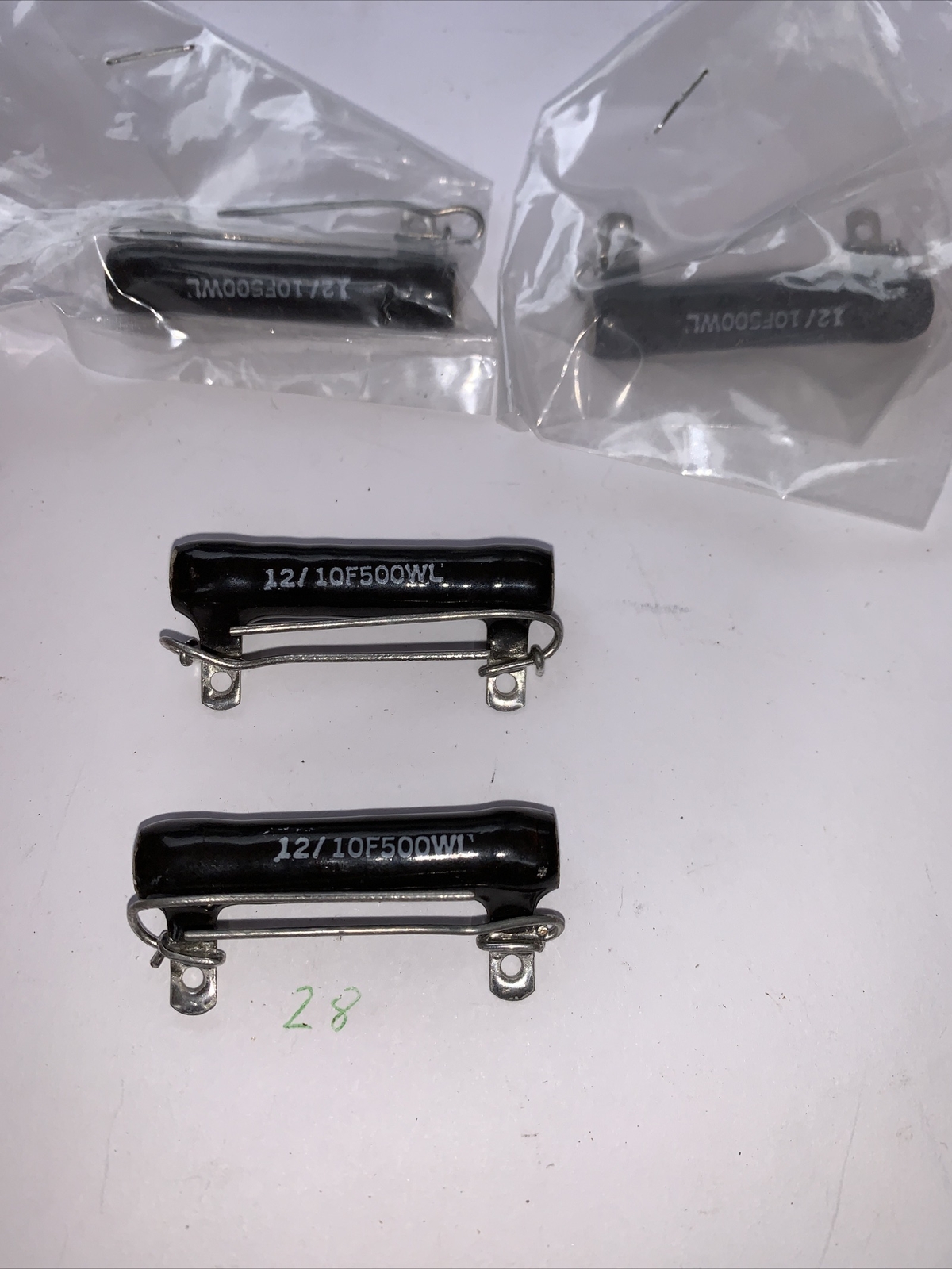 Ward Leonard 500 Ohm 10/12 Watt Wire Wound Resistor New Pack Of (2) In package