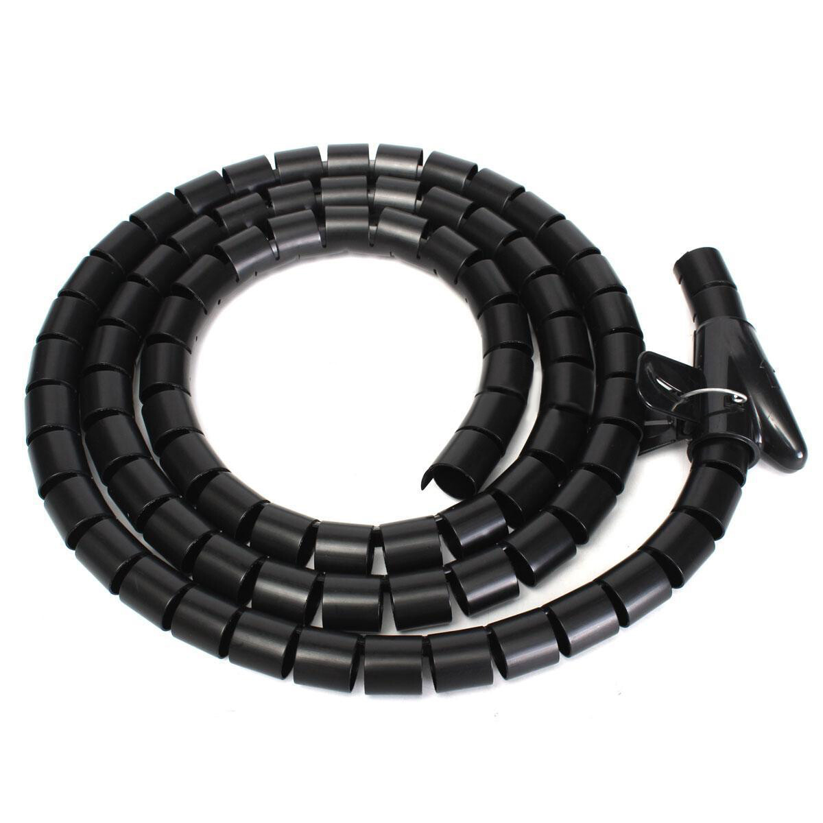 Cable Wrap Tidy/Hide/Banding/Loom PC TV Home Cinema Wire Management Lot