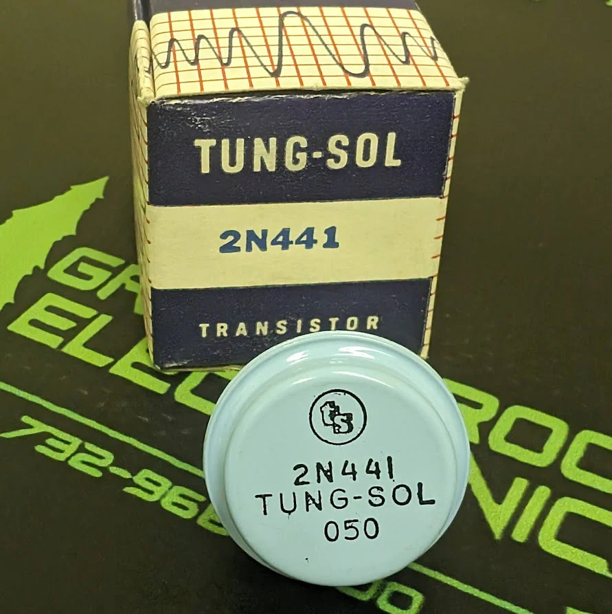 2N441 – TUNG-SOL – 1961 TRANSISTOR W/ ORIGINAL BOX